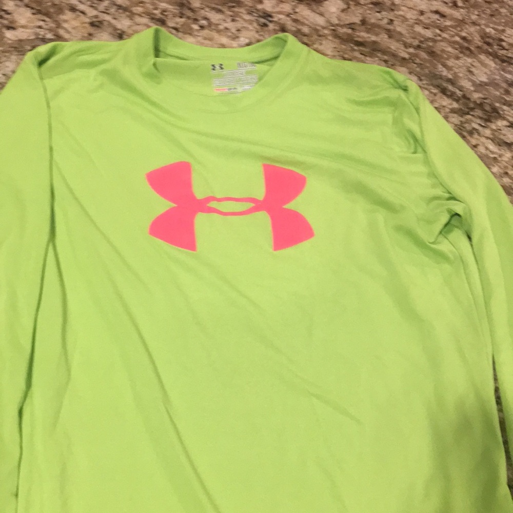 Under Armour Girls Heat Gear Long Sleeve